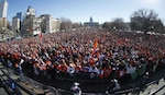 Denver festeja el campeonato de Super Bowl de los Broncos