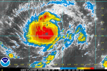 Tormenta tropical 'Orlene' se forma en el este del Pacífico