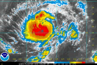 Tormenta tropical 'Orlene' se forma en el este del Pacífico
