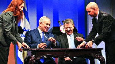 Netanyahu ve a Colombia como un campo fértil