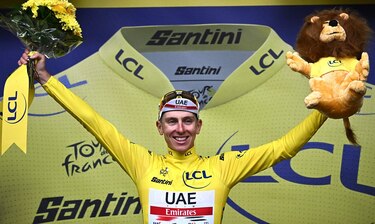 Tadej Pogacar, bicampeón defensor de Tour, ya es líder