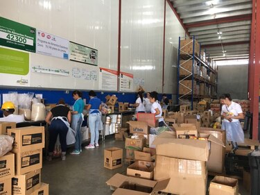 Completan entrega de un millón de porciones de alimentos al BAP