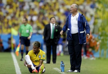 Brasil no funciona y Scolari se enoja