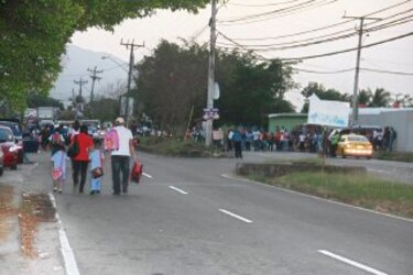 Varados por paro en Vacamonte