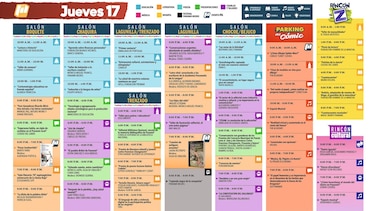 Algunos eventos en la Feria del Libro 2023 para este jueves 17 de agosto