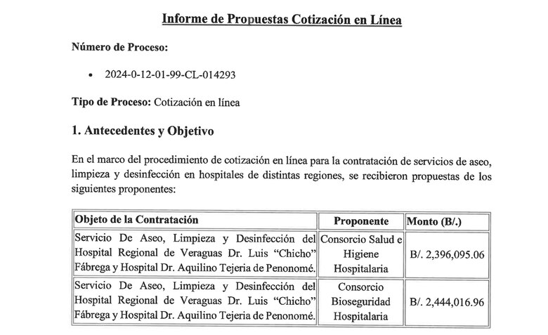 Impugnan la legalidad de los contratos de limpieza hospitalaria a favor de Hombres de Blanco y Sicarelle
