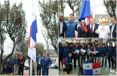Izan bandera panameña en Juegos Sudamericanos de la Juventud
