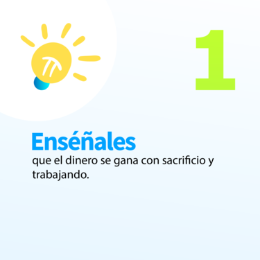 El valor del dinero en los hijos
