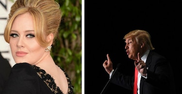 Adele se niega a que Trump use una de sus canciones en su campaña electoral