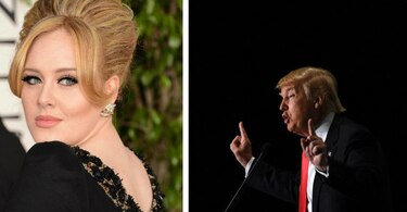 Adele se niega a que Trump use una de sus canciones en su campaña electoral