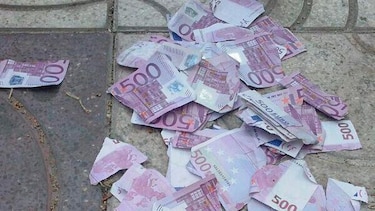 Una mujer de 85 años destruye antes de morir casi un millón de euros en billetes