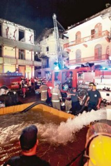 Inspeccionan área de incendio en San Felipe