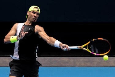 Nadal llega con el objetivo de ganar el Abierto de Australia