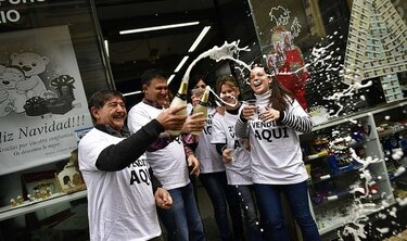 Comunistas y madrileños, entre los ganadores de la lotería de Navidad