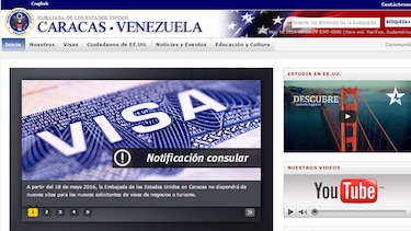 Embajada de EU en Venezuela suspende entrega de visas por falta de personal