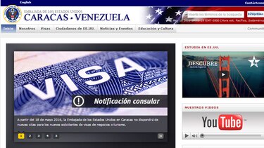 Embajada de EU en Venezuela suspende entrega de visas por falta de personal