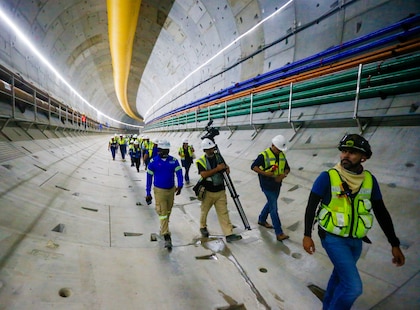 Túnel de la Línea 3 del Metro completa su primer kilómetro y avanza bajo el cauce del Canal de Panamá
