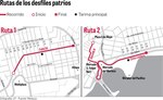 Rutas de desfiles patrios tendrán variaciones