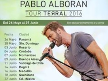 Pablo Alborán anuncia fechas para gira en América Latina
