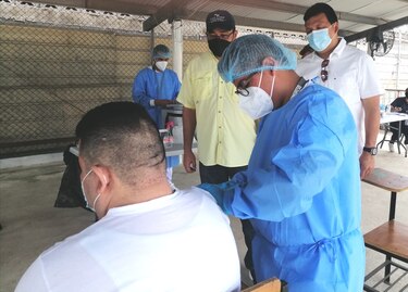 En Herrera se estima que un 87% de la población tiene al menos la primera dosis de las vacunas contra la Covid-19