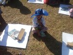 Niños y jóvenes colonenses pintan al estilo Modigliani