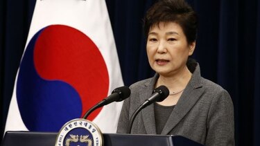 Presidenta Park se pone en manos del Parlamento