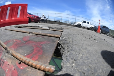 El MOP evaluará si es posible cambiar losas del puente de las Américas sin cerrar la vía 