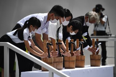 Nagasaki conmemora los 75 años del lanzamiento de la bomba atómica