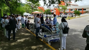 Bomberos descartan fuga de gas en el Hospital San Miguel Arcángel