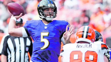 Flacco y Ravens aplastan a Browns