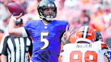 Flacco y Ravens aplastan a Browns