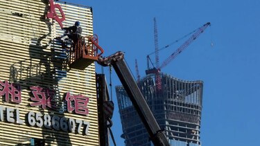 China subastará en internet un rascacielos de 39 plantas