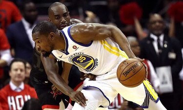Durant comanda triunfo de Warriors a Rockets con 37 puntos