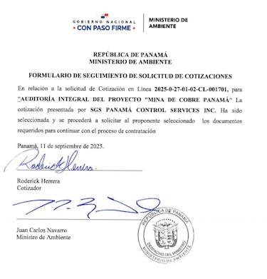 Dos procesos de arbitraje continúan, mientras contrato de auditoría de la mina llega a Contraloría