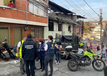 Cuatro muertos en un incendio en Manizales, Colombia