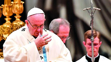 El papa pide custodiar la libertad
