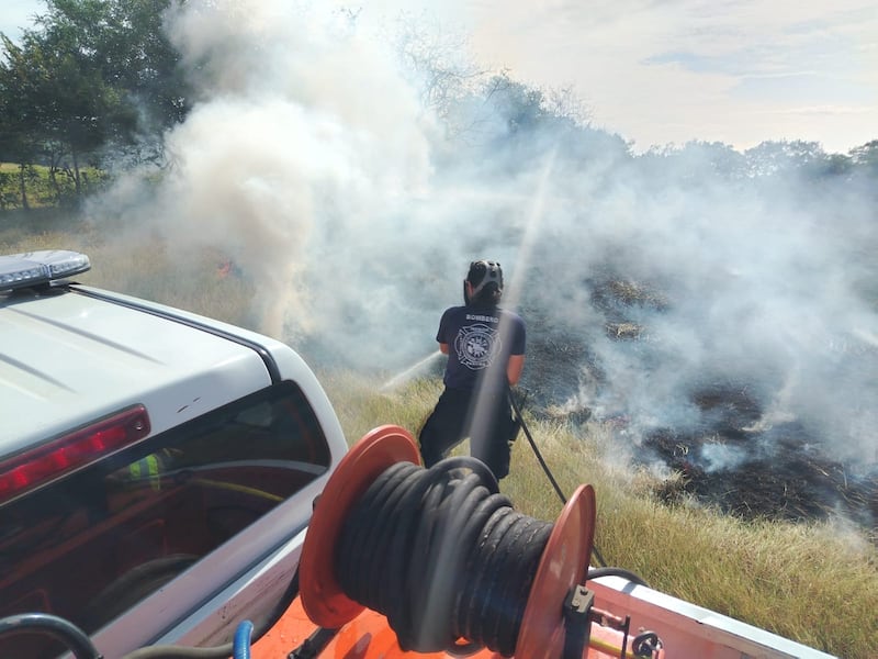 Bomberos registran al menos cinco incendios de masa vegetal en 16 días del año