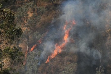 Sube la cifra de heridos por incendio en Quito y se ofrece recompensa por presuntos causantes