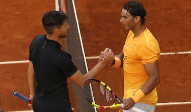 Nadal cae ante Thiem y perderá el puesto de número uno del mundo