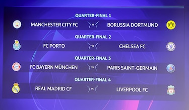 Real Madrid y Liverpool jugarán en cuartos de la Liga de Campeones