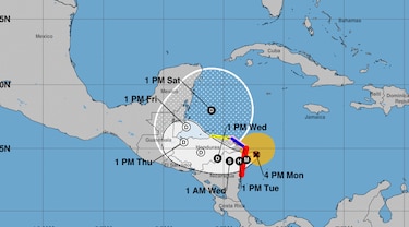 El huracán Eta se fortalece y sube a categoría 4 antes de llegar a las costas de Nicaragua y Honduras