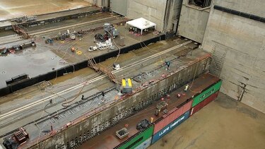 En enero de 2016 estarán listas reparaciones en las nuevas esclusas