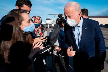 Trump y Biden, libran duelo a distancia en Minnesota