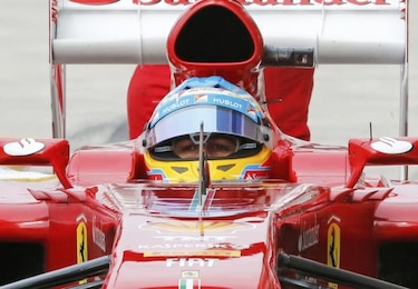 Alonso afirma que ha vuelto a entrenar sin dolores de espalda
