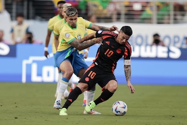 Con el empate, Brasil se mide con Uruguay y Colombia con Panamá en cuartos