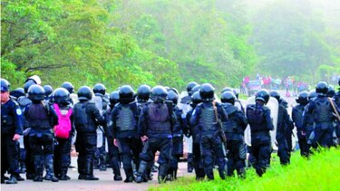 Impiden marcha contra el canal de Nicaragua