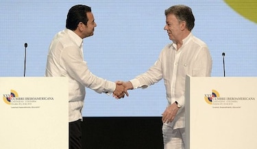 Paz de Colombia y crisis en  Venezuela  acapararon Cumbre Iberoamericana
