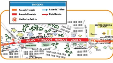 Desvíos en la Panamericana por trabajos de la línea 2 del Metro de Panamá