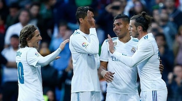 Real Madrid se divierte y golea 6-0 al Celta