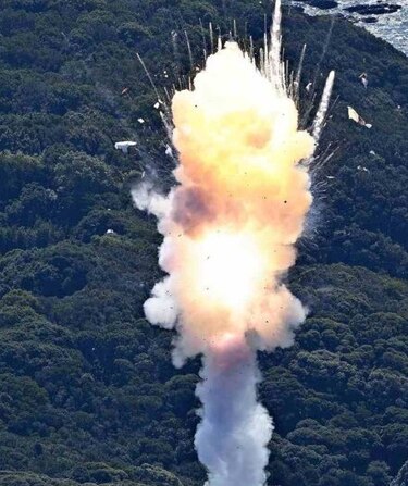El cohete de la compañía japonesa Space One explota durante su lanzamiento
